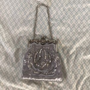 Vintage small Silver Clutch